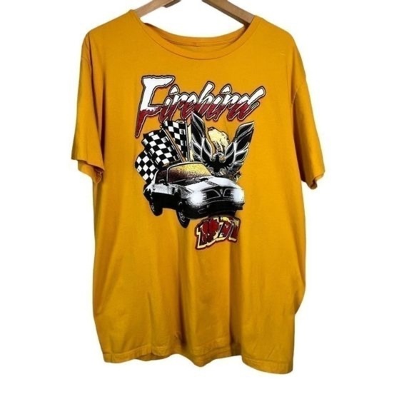 GM Other - 1977 Firebird Yellow T-Shirt Size XL